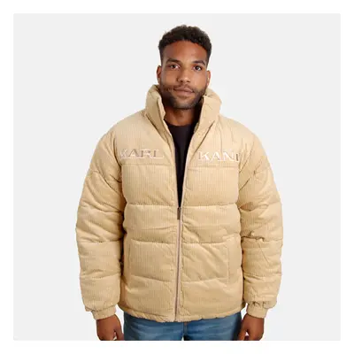 Zimní Bunda Karl Kani Retro Corduroy Puffer Jacket sand