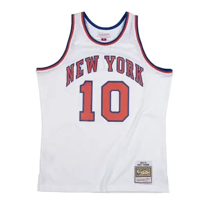 Mitchell & Ness New York Knicks #10 Walt Frazier Swingman Jersey white