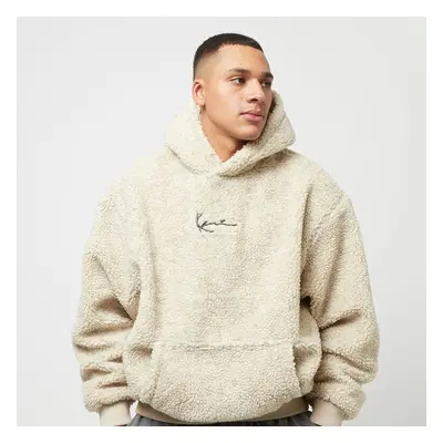 Mikina Karl Kani Metal Signature Teddy Os Hoodie off white