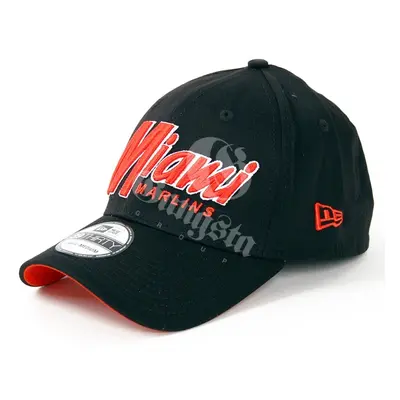 New Era 39thirty Team Script Miami Marlins Cap