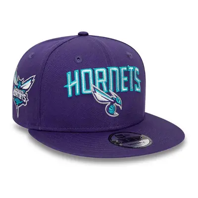 kšiltovka New Era 9FIFTY NBA Patch Charlotte Hornets Purple snapback cap