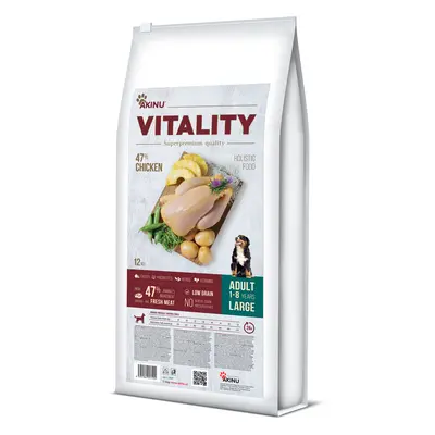 Akinu VITALITY Kuřecí granule krmivo pro psy velkých plemen 12 kg