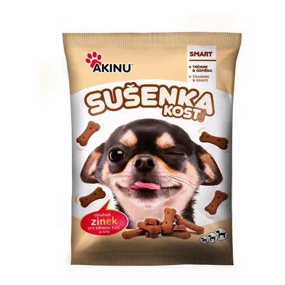 Akinu Kosti sušenka se zinkem pamlsek pro psy 400 g