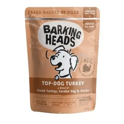 BARKING HEADS Top Dog Turkey kapsička 300g