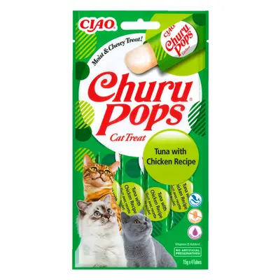 Churu Cat Pops Tuna with Chicken 4x15g