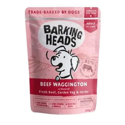 BARKING HEADS Beef Waggington kapsička 300g