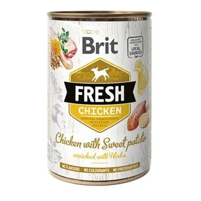 Brit Fresh Dog Chicken with Sweet Potato 400g