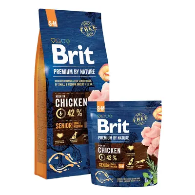 Brit Premium Dog by Nature Senior S+M 1kg