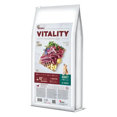 Akinu VITALITY Jehněčí granule krmivo pro psy hypoalergenní 12 kg