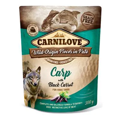 Carnilove Dog Pouch Paté Carp & Black Carrot 300g