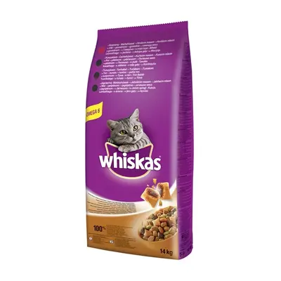 Whiskas Dry s kuřecím masem 14kg