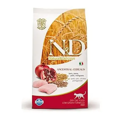 N&D Low Grain CAT Adult Chicken & Pomegranate 1,5kg