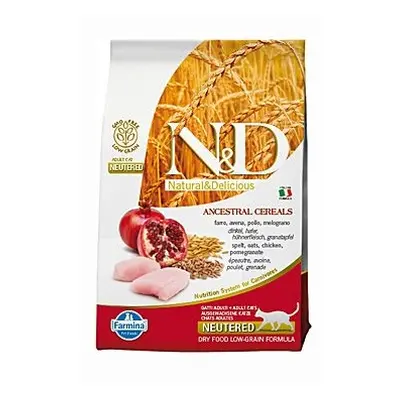 N&D Low Grain CAT Neutered Chicken & Pomegranate 1,5kg