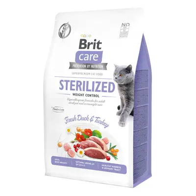 Brit Care Cat GF Sterilized Weight Control, 0,4kg