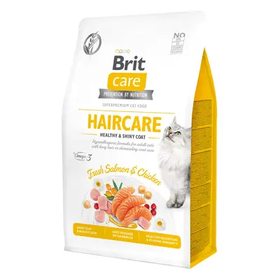 Brit Care Cat GF Haircare Healthy&Shiny Coat 0,4kg