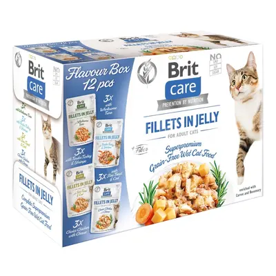 Brit Care Cat Fillets in Jelly Flavour box 12x85g