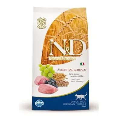 N&D Low Grain CAT Adult Lamb & Blueberry 1,5kg