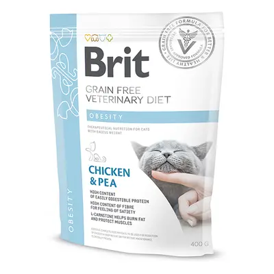 Brit VD Cat GF Obesity 400 g