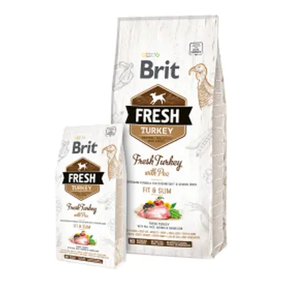 Brit Fresh Dog Turkey & Pea Light Fit & Slim 12kg