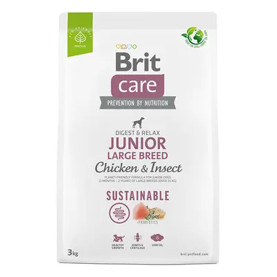 Brit Care Dog Sustainable Junior Large Breed 3 kg