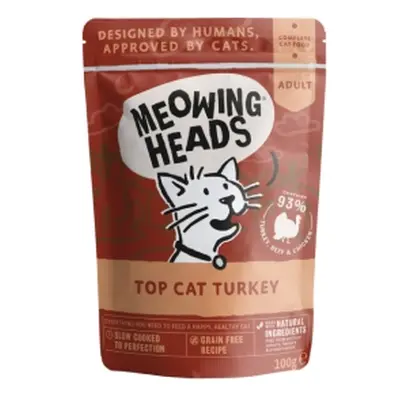 MEOWING HEADS Top Cat Turkey kapsička 100g