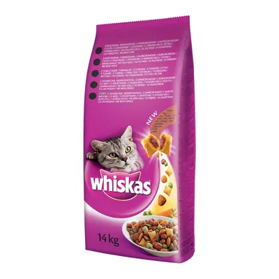 Whiskas Dry with beef meat 14kg