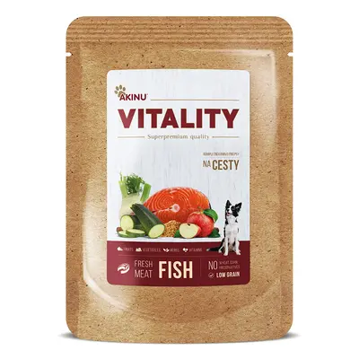 Akinu VITALITY na cesty rybí pro psy 300 g