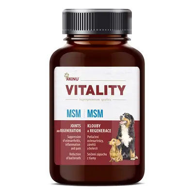 Akinu VITALITY MSM doplněk stravy pro psy 200 g