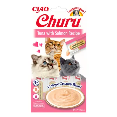 Churu Cat Purée Tuna with Salmon 4x14g