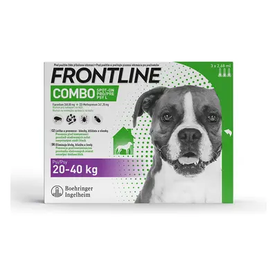 FRONTLINE COMBO spot-on pro psy L (20-40kg)-3x2,68ml