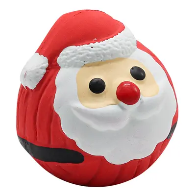 Akinu VÁNOCE Santa Claus míček latexová hračka pro psy 8 cm