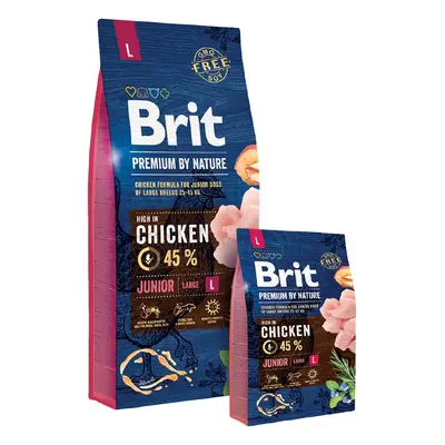 Brit Premium Dog by Nature Junior L 15kg