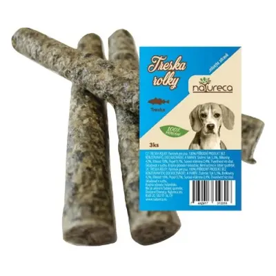 Natureca rolky z tresky 3ks 75g