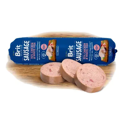 Brit Premium Brit Sausage Chicken & White Fish 800g