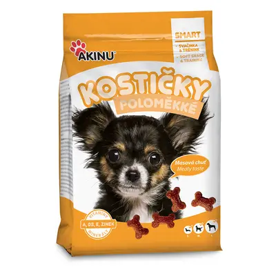 Akinu Poloměkké kostičky pamlsek pro psy 500 g