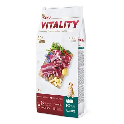 Akinu VITALITY Jehněčí granule krmivo pro psy hypoalergenní 12 kg