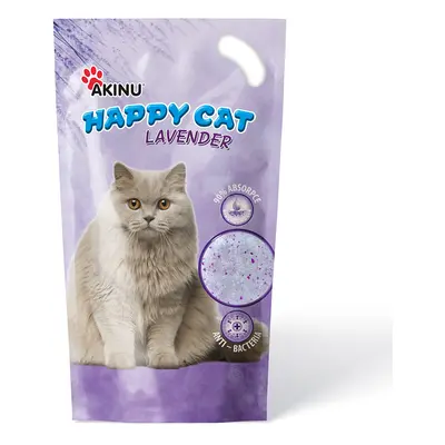 Akinu HAPPY CAT Silika gel levadule stelivo pro kočky 7,2 l