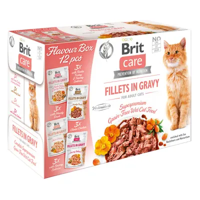 Brit Care Cat Fillets Gravy Flavour box 4*3psc(12*85g)