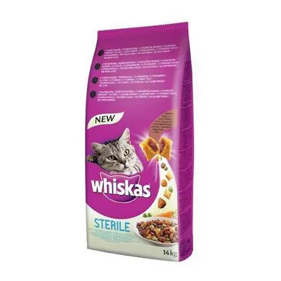 Whiskas Dry s kuřecím masem - STERILE 14kg