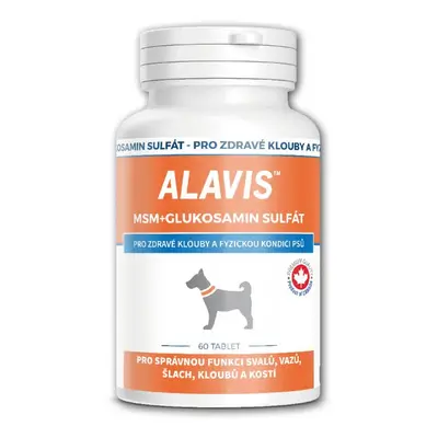 Alavis MSM+Glukosamin sulfát pro psy 60tbl