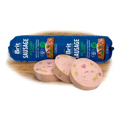 Brit Premium Brit Sausage Turkey & Pea 800g