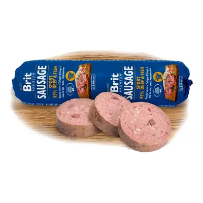 Brit Premium Brit Sausage Beef & Fish-Sport formula 800g