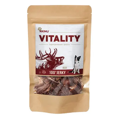 Akinu VITALITY Jelen jerky pamlsek pro psy 50 g