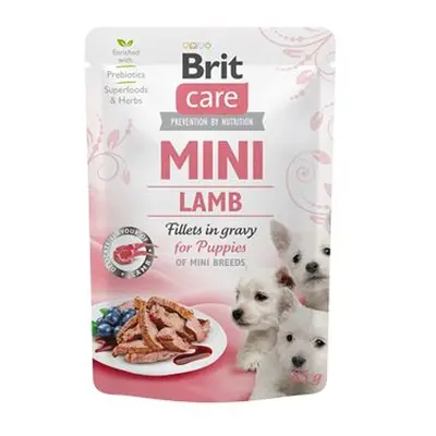 Brit Care Dog Mini Puppy Lamb fillets in gravy kapsička 85g