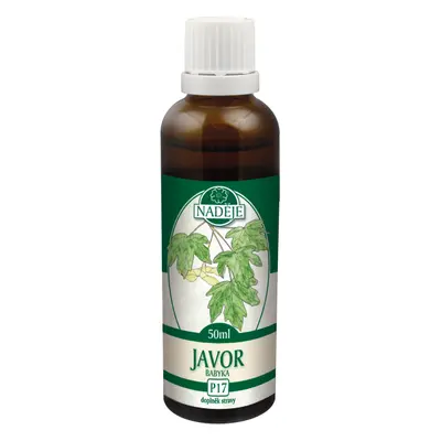 Naděje Javor babyka tinktura z pupenů P17 50 ml