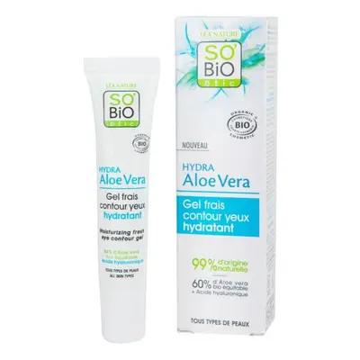 SO´BiO étic Gel oční Aloe vera — hydratace a svěžest — všechny typy pleti BIO 15 ml