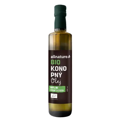 Allnature Konopný olej BIO 250 ml EXP. 31.12.2024