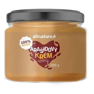 Allnature Arašídový krém jemný 220 g