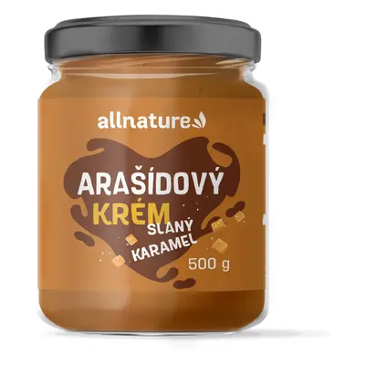 Allnature Arašídový krém - slaný karamel 500 g