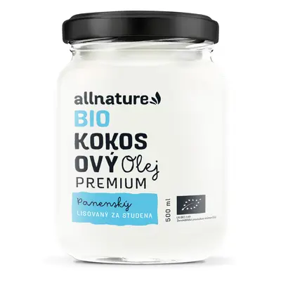 Allnature Kokosový olej panenský BIO 500 ml